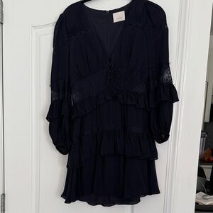 Elegant Blue Women's Dress